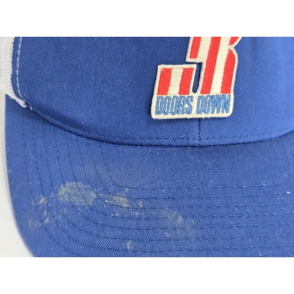 3 Doors Down Trucker Hat Snapback Cap Blue Mesh USA Patch Band Merch